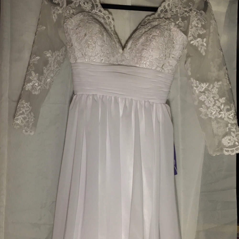 Wedding white dress.